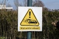 Warning Sign DonÃ¢â¬â¢t Drive To Close Behind Each Other At Abcoude The Netherlands 15-3-2022
